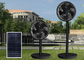 Baterai Lithium Ac/Dc12v Solar Charging Floor Fan Kontrol Jarak Jauh Vertikal
